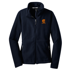 Ladies Fleece Jacket with Logo