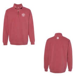 Comfort Colors 1/4 Zip Sweatshirt with Alumni Logos