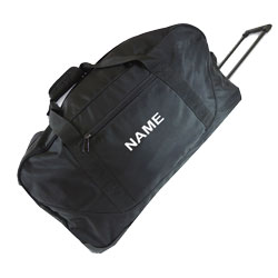 Rolling Duffel Bag with Name