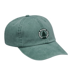 Baseball Cap with Green Logo