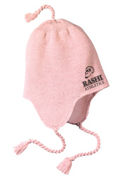 Knit Cap with Flaps with Ram Athletics Logo