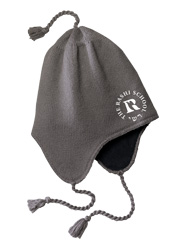 Knit Cap with Flaps with Rashi Seal Logo