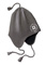 Knit Cap with Flaps with Rashi Seal Logo