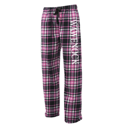 Flannel Pants with Logo