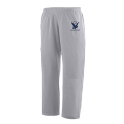 Boys/Mens Open Bottom Sweatpants with Traditional Logo