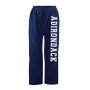 Boys'/Men's Open Bottom Sweatpants with Collegiate Logo