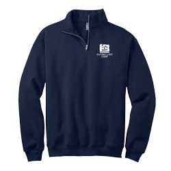 Quarter Zip Sweatshirt with Logo