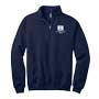 Quarter Zip Sweatshirt with Logo