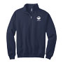Quarter Zip Sweatshirt with Logo