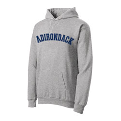 Hooded Sweatshirt with Collegiate Logo