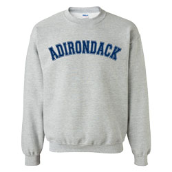Crewneck Sweatshirt with Collegiate Logo