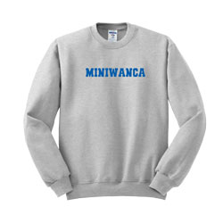 Miniwanca Crewneck Sweatshirt with Straight Logo