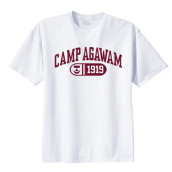 Cotton Tee with Camp Agawam 1919