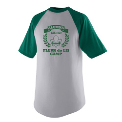 Baseball Jersey with Distressed Logo