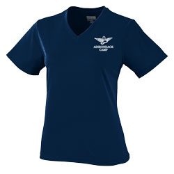 Ladies V-Neck Wicking Tee