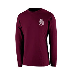 Long Sleeve Wicking Tee with Logo