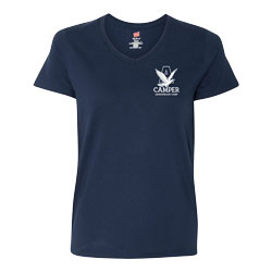 Ladies V-Neck Cotton Tee