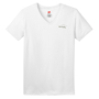 Ladies V-Neck Cotton Tee