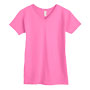 Ladies V-Neck Cotton Tee