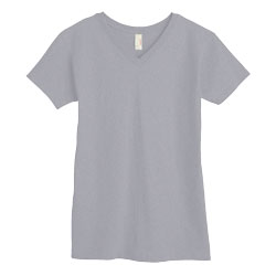 Ladies V-Neck Cotton Tee