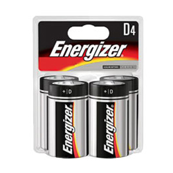 Batteries-Size D, 4-pack