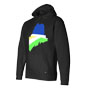 Hooded Sweatshirt with State Logo