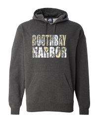 Chart Hoodie with Boothbay Harbor