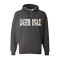 Chart Hoodie with Deer Isle