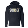 Chart Hoodie with Sunset