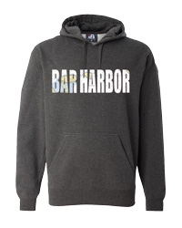 Chart Hoodie with Bar Harbor