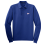 Long Sleeve Cotton Polo with Logo