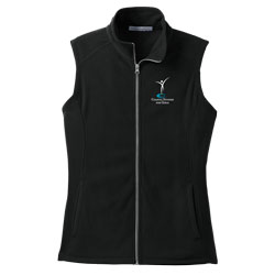 Ladies Microfleece Vest with Logo