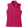 Ladies Microfleece Vest with Logo