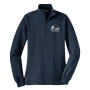 Ladies' 1/4 Zip Sweatshirt with Cadet Collar