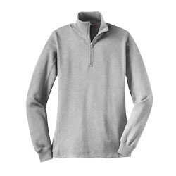 Ladies' Quarter-Zip Sweatshirt w/Cadet Collar