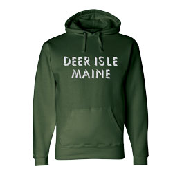 Hoodie with Deer Isle