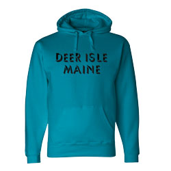 Hoodie with Deer Isle