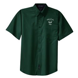 Mens Short Sleeve Dress Shirt